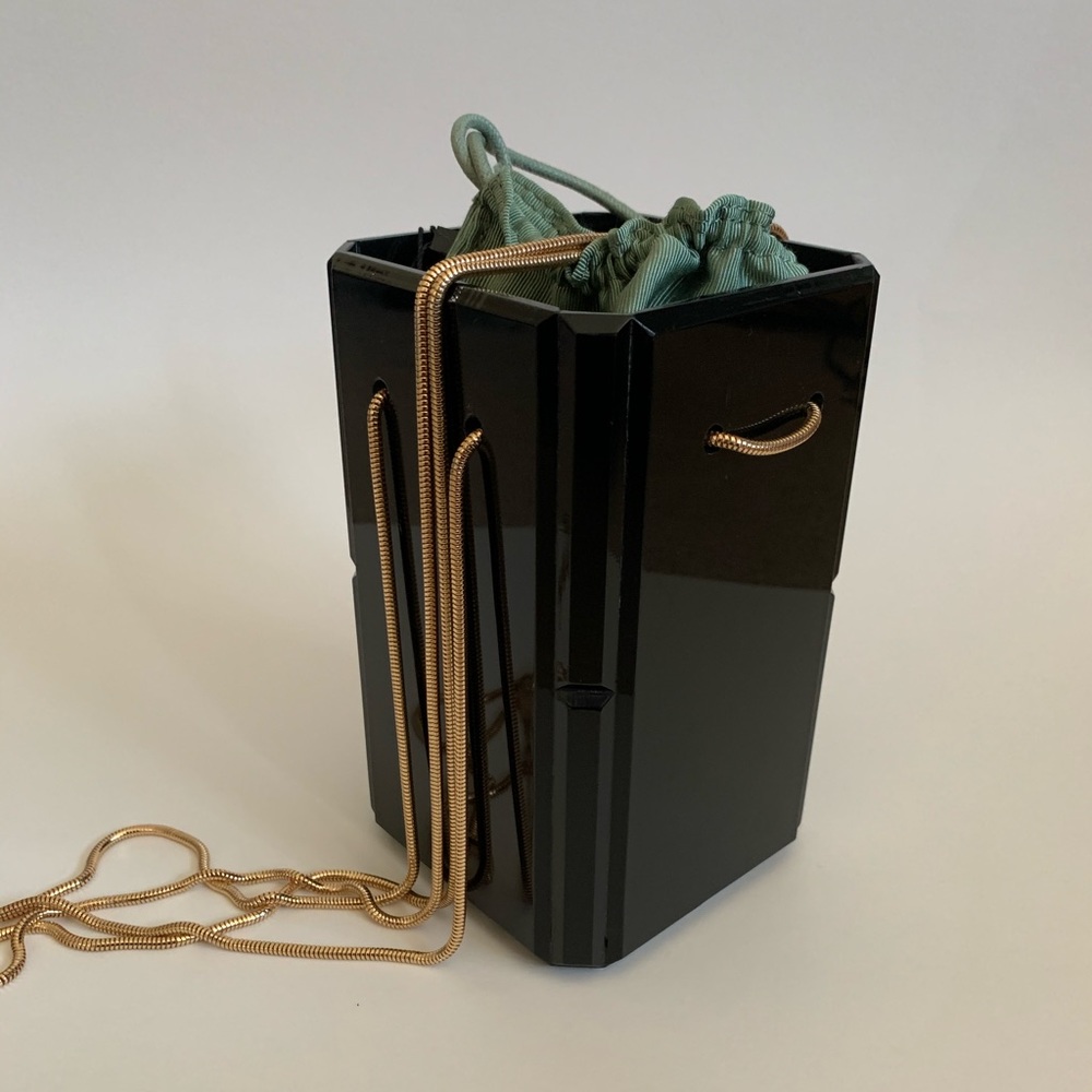 Zara Black Box Bag